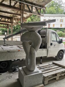 Sulpture libertée retrouvée par le sculpteur Yannick Robert