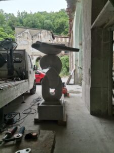 Sulpture libertée retrouvée par le sculpteur Yannick Robert
